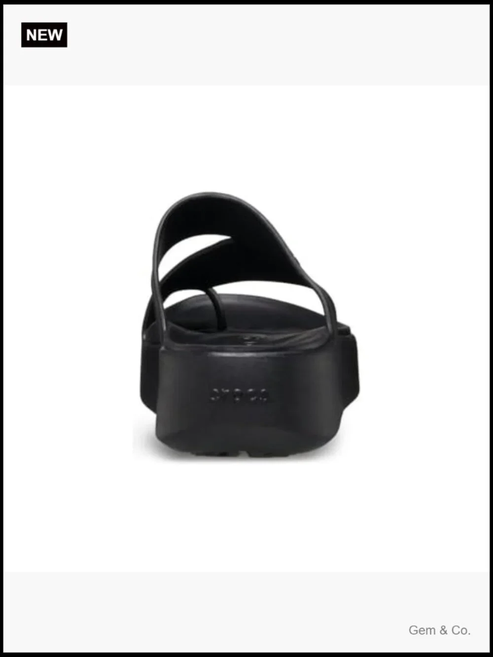 Platform Sandals with Toe Loop, Comfortable